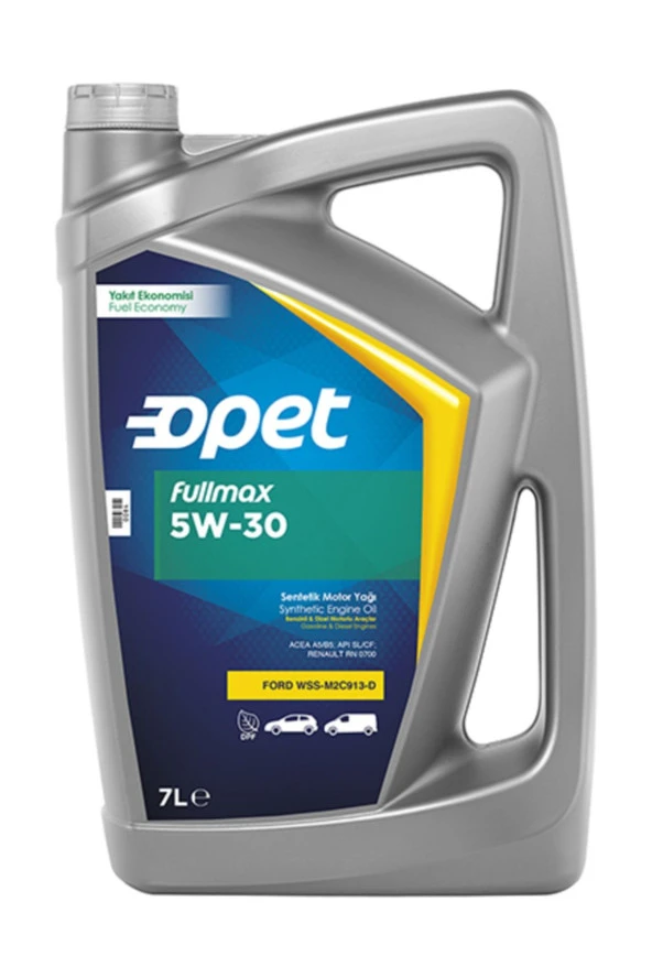 OPET Fullmax 5w30 7 Lt ürün görseli