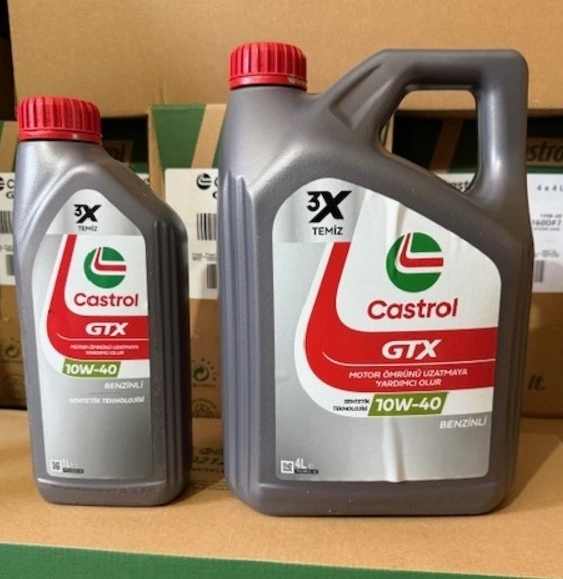 CASTROL 10w40 4lt+1 Lt Toplam 5 Lt(2024 Üretim) ürün görseli