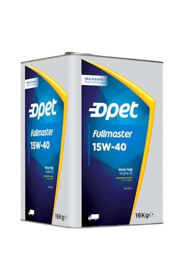 OPET Fullmaster 15w40 16 Kg Teneke Motor Yağı