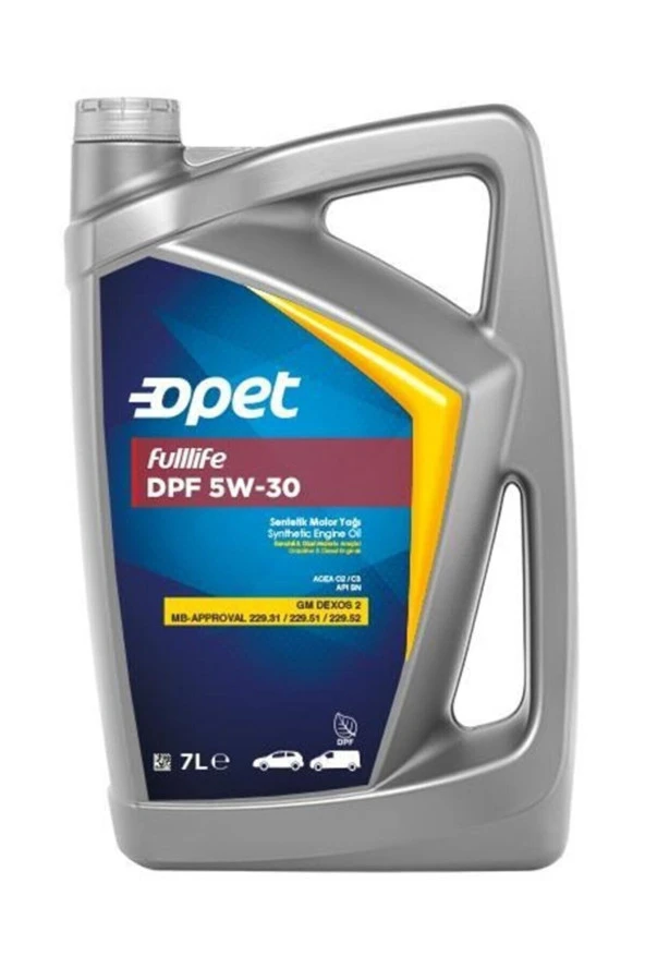 OPET 5w30 7lt Partiküllü Fullmax ürün görseli
