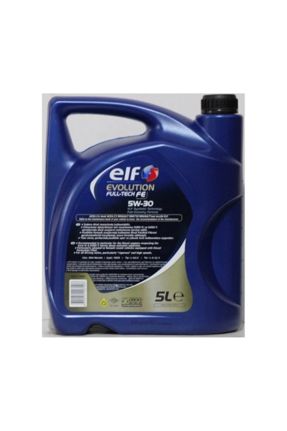 ELF Evolution Full-tech Fe 5w-30 5 Lt Partiküllü-ürt: 2020 - 2
