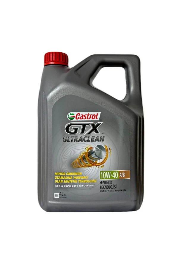 Castrol GTX Ultraclean 10W-40 A3/B4 4 lt Motor Yağı - 2024