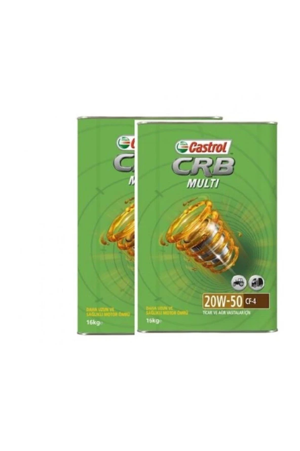 CASTROL Crb Multi 20w50 Motor Yağ 18lt(2adet) ürün görseli