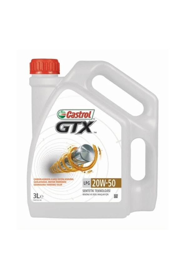 CASTROL 20w-50 3lt - 2023 Üretim ürün görseli