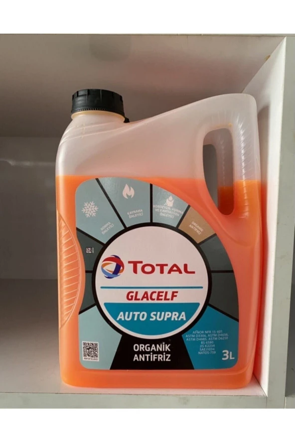 Glacelf Auto Supra Organik Antifriz 3 Litre 09/2022 Üretim - 1