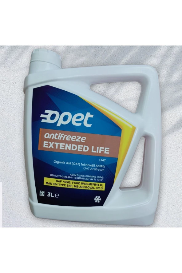 OPET Antifreeze Extended Life 3 Lt - 2
