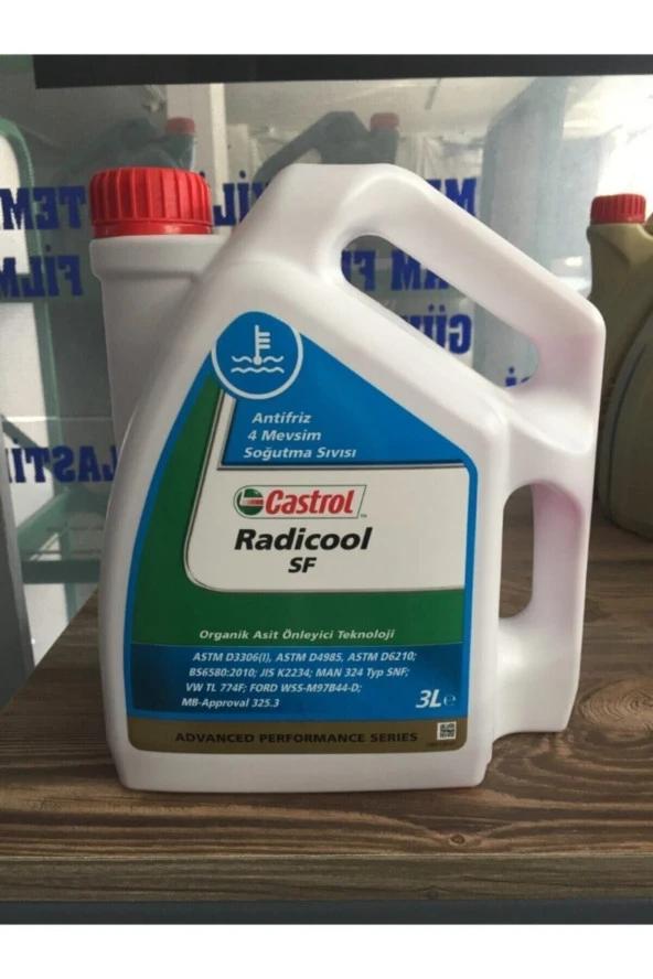 CASTROL Radicool Sf Kırmızı Antifriz 3l 2024 ÜRETİM