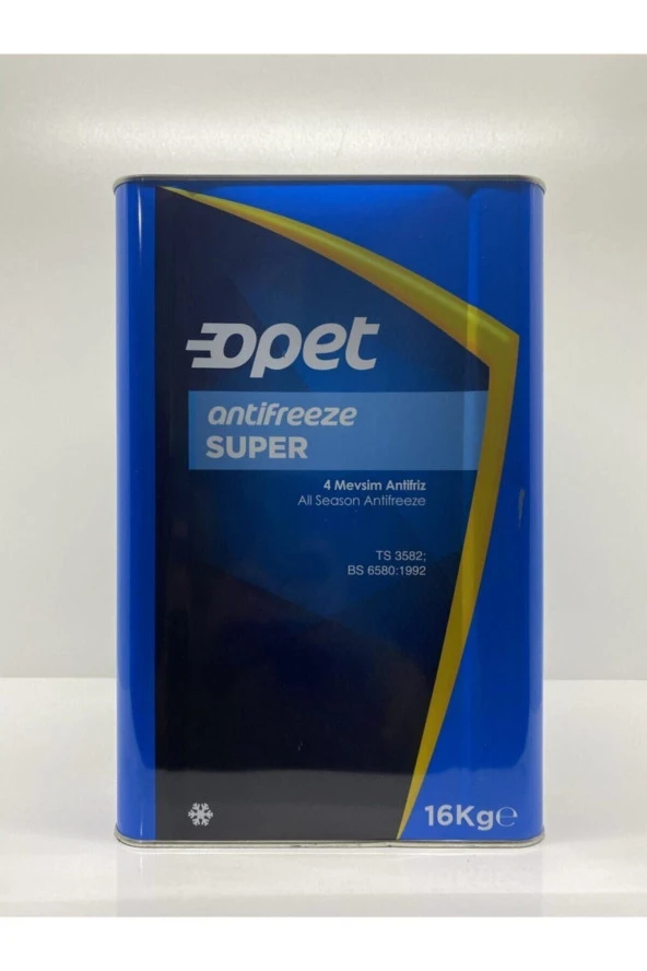 OPET Super Mavi Antifriz (KONSANTRE) 16 Kg 2024 ÜRETİM