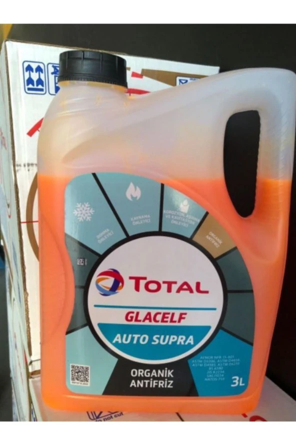 Total Glacelf Eco Bs 3 Lt Turuncu Antifriz