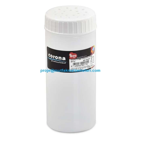 Baharatlık Şişe Geniş Kapaklı 450 ml Şeffaf BO2179