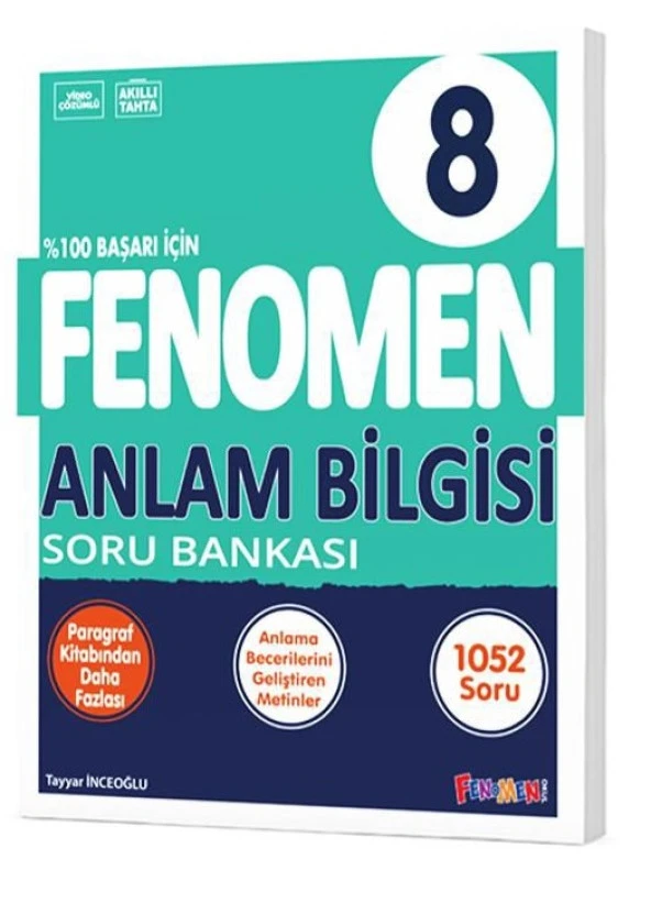 Fenomen Okul 2024 8. Sınıf Anlam Bilgisi Soru Bankası