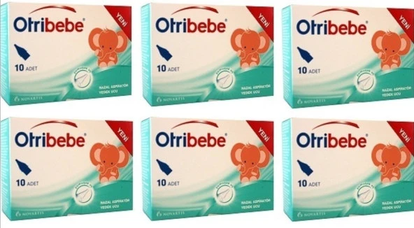 Otribebe Nazal Aspiratör Yedek Ucu 10'lu 6 Adet