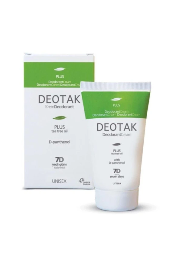 Deotak Plus Krem Deodorant Koltuk Altı Kremi 35ml