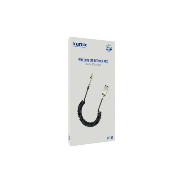 Sunix USB to 3.5mm Bluetooth Aux Kablo BT-50 - 2