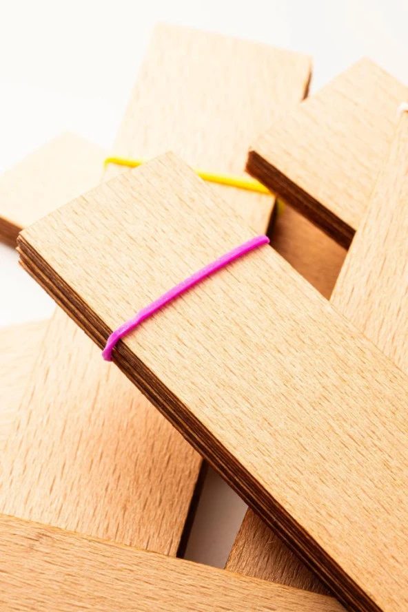 Ahşap Mum Fitili - 30 Adet ( 30mm x 150mm x 0,5mm ) - Resim 4