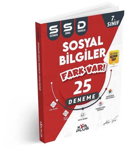 KVA Yayınları 7. Sınıf Sosyal Bilgiler 25 Sistematik Sarmal Deneme Yeni