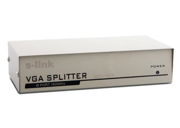 S-link MSV-1815 8 VGA 150Mhz Monitör Splitter - 2