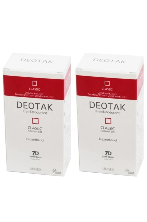 Deotak Krem Classic 35 Ml X 2 Adet