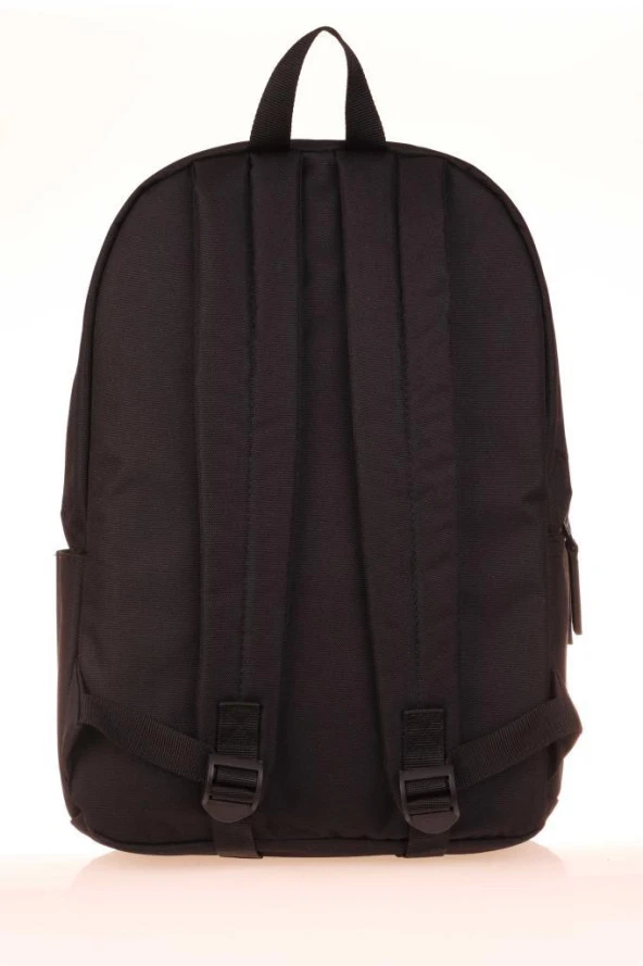 Kaukko Basic Colors Okul Sırt Çantası Siyah Stripe K1627 - Resim 5