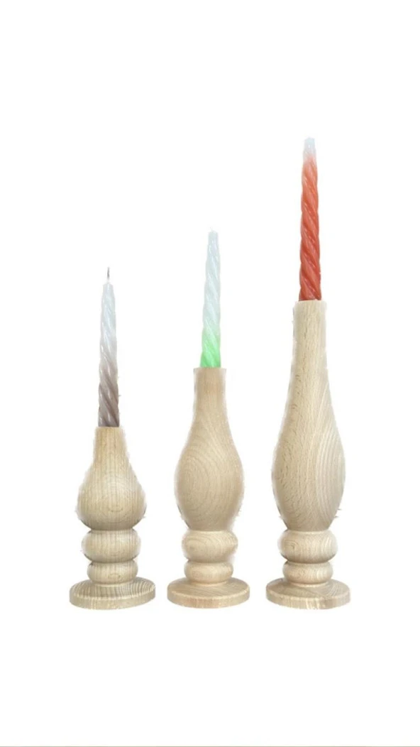 FASTWOOD MUMLUK - (ŞAMDAN) 3'LÜ SET - 2