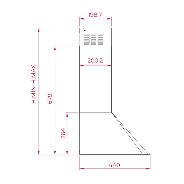 Teka DOS 90.2 AT Antrasit Country Serisi Duvar Tipi Davlumbaz - 4