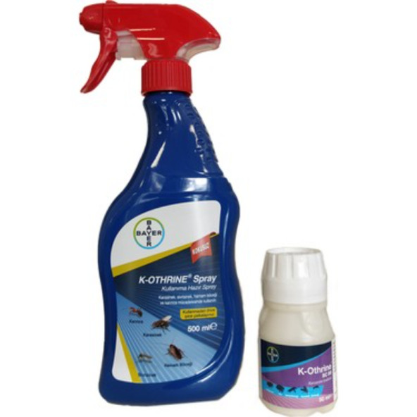 BAYER K-OTHRİNE SC 50 ML + K-OTHRİNE SPREY 500 ML