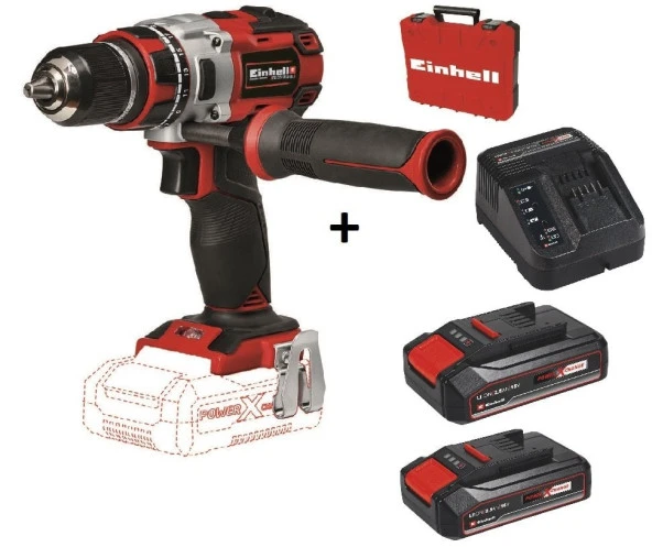 Einhell TE-CD 18 Li Kömürsüz Vidalama Matkap + 2*2.5 Ah Starter Kit + Çanta