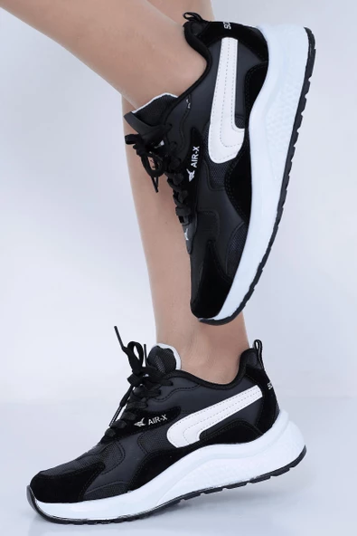 KADIN SNEAKER AYAKKABI LADY CLASSY SNEAKER SİYAH BOOT00012 - 4