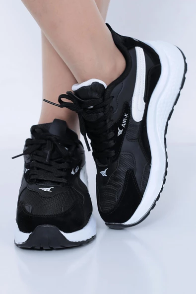 KADIN SNEAKER AYAKKABI LADY CLASSY SNEAKER SİYAH BOOT00012 - 3