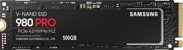 Samsung Mz-v8p500bw 500gb 980 Pro Pcle M.2 6900-5000mb/s Siyah SSD (Samsung Türkiye Garantili)