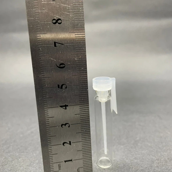 2 ml Çubuklu Şişe Plastik Tıpalı  , 2 cc Koku Esans Şişesi , Gülyağı Şişesi x 20 Adet - Resim 3
