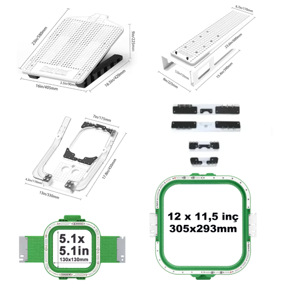 Mıknatıslı Kasnak Nakış Başlangıç Kiti (Maggie Frame) ürün görseli 1