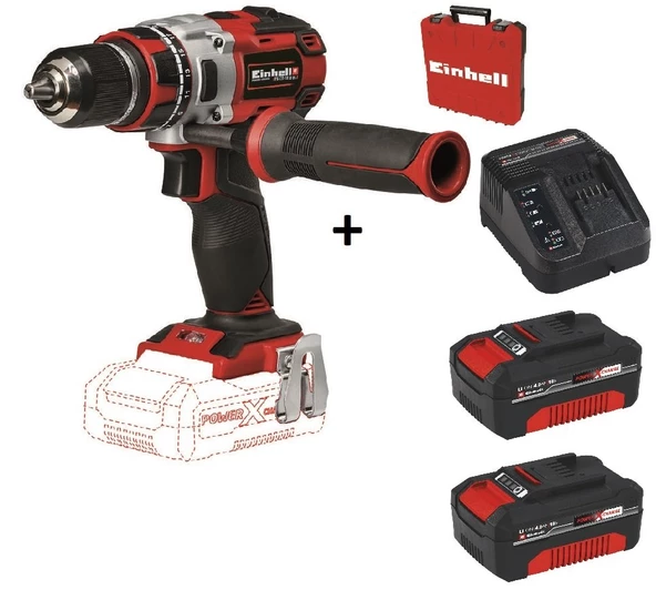 Einhell TE-CD 18 Li Kömürsüz Vidalama Matkap + 2*4.0 Ah Starter Kit +Çanta