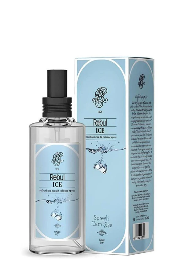 Rebul Ice Buz Ferahlığı 100 ml Sprey Kolonya