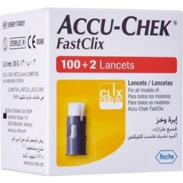 Accu Chek 102'li Fastclix