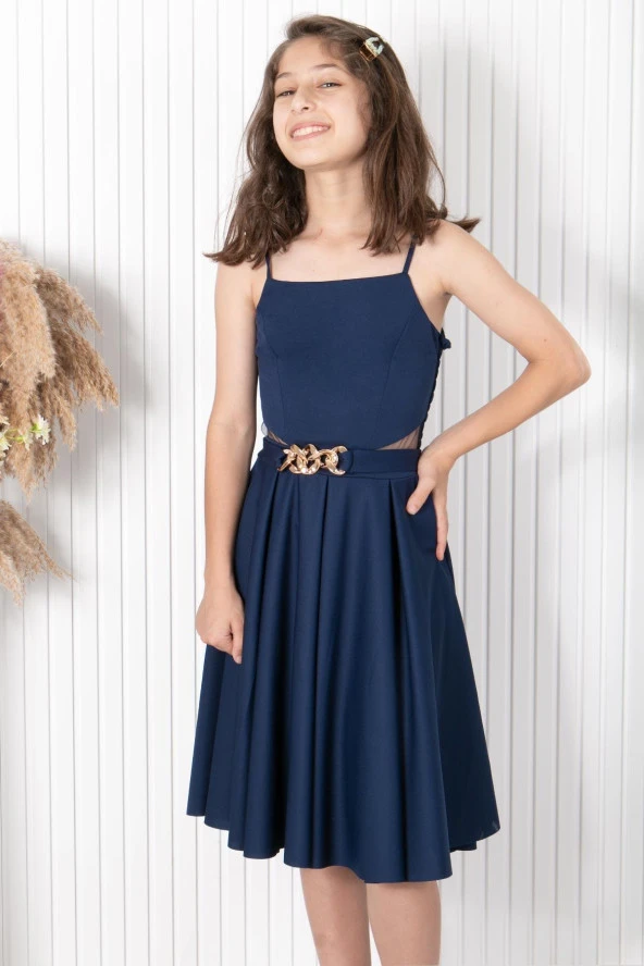 Zincir Kemerli Abiye MDV318 - Resim 2