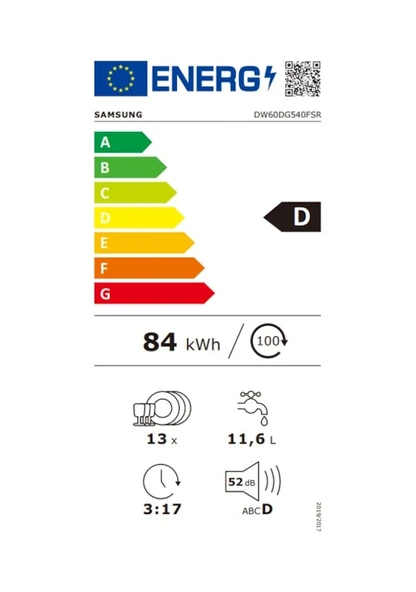 Samsung DW60DG540FSR 4 Programlı Bulaşık Makinesi - 7
