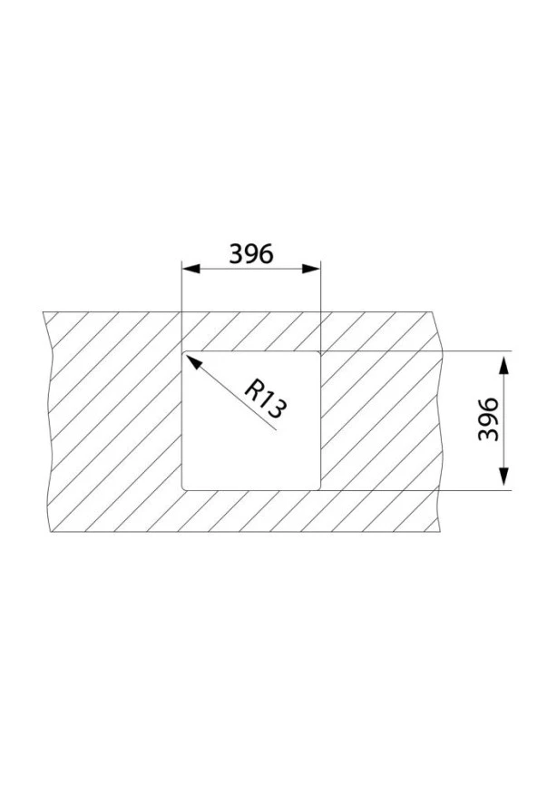 - BE LINEA PURECLEAN 40.40 - Tezgahaltı Eviye - Paslanmaz Çelik - 40 cm - 115000064 - 5