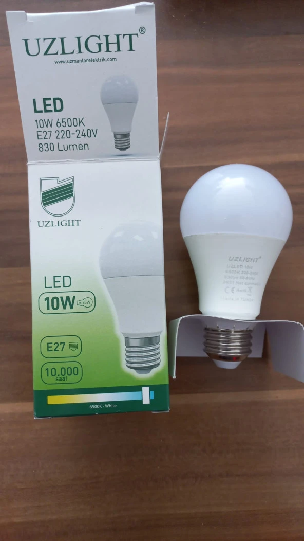 10W UZLİGHT LED AMPÜL 5 ADET