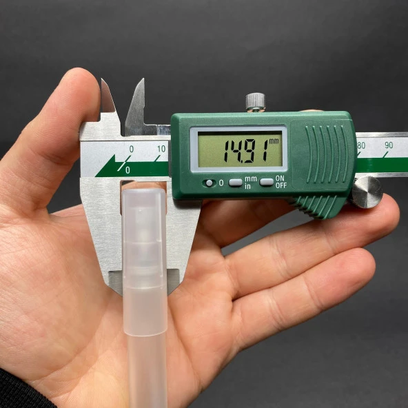 Buzlu Cam Kalem Parfüm Şişesi Kapaklı Spreyli  8 Ml , Cep Parfüm Şişesi 8 cc  x 6 Adet - 4