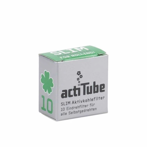 Actitube Karbonlu Pipo Filtresi 7 mm 10 adet