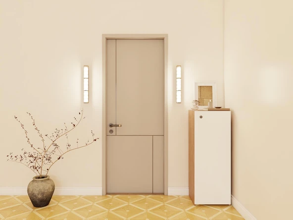 1 Kapaklı Çok Amaçlı Marbella Kiraz Renk Dolap - Resim 2