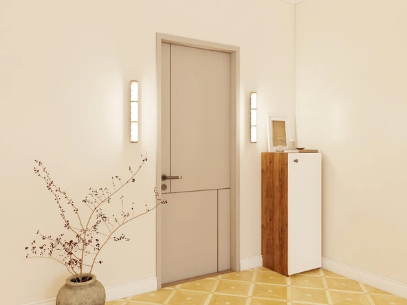 1 Kapaklı Çok Amaçlı Amalfi Beyaz Renk Dolap - Resim 2