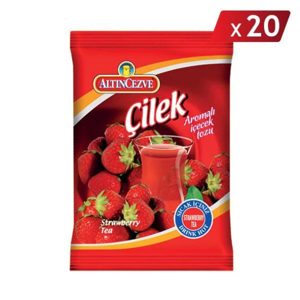 Altıncezve Çilek Aromalı İçecek Tozu 250 Gr - 20Lİ PAKET ürün görseli 1