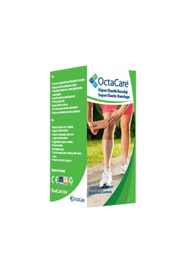 OCTACARE Süper Elastik Bandaj 10cm X 4,5m