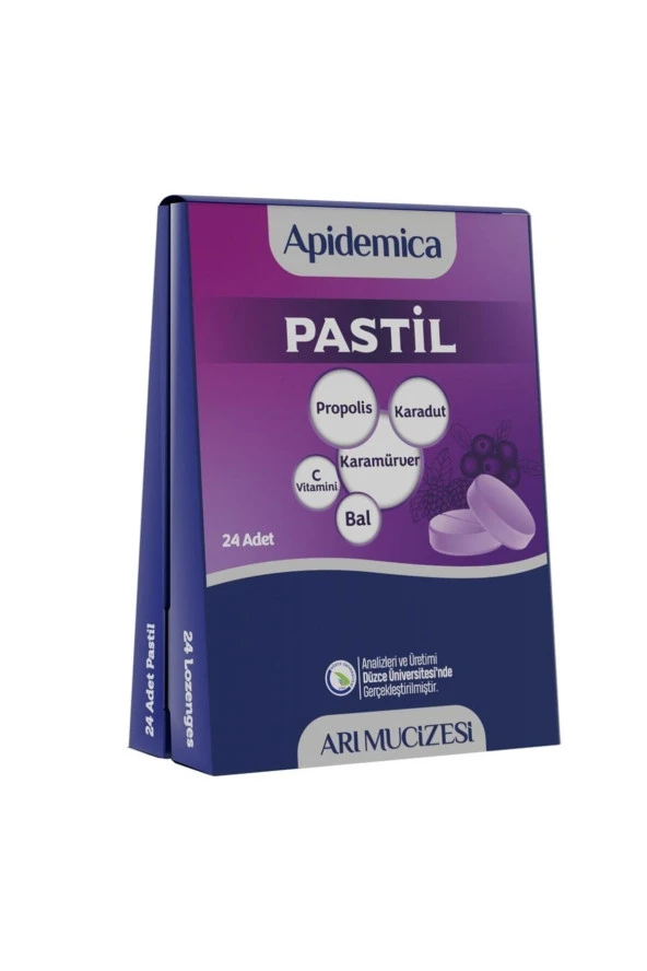 ARI MUCİZESİ Apidemica Pastil (karadut, Karamürveri, Propolis, Bal Ve C Vitamin)