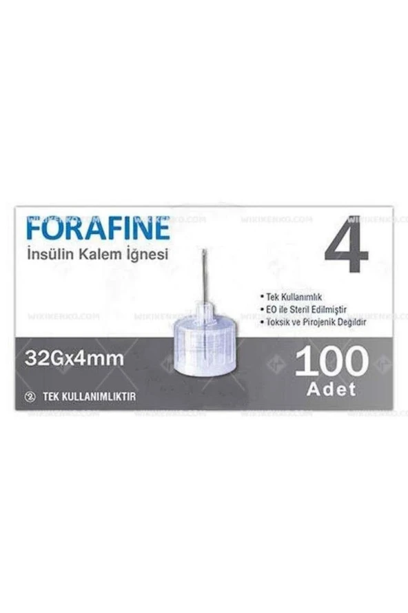 FORAFINE İnsülin Kalem Ucu 32g 4mm