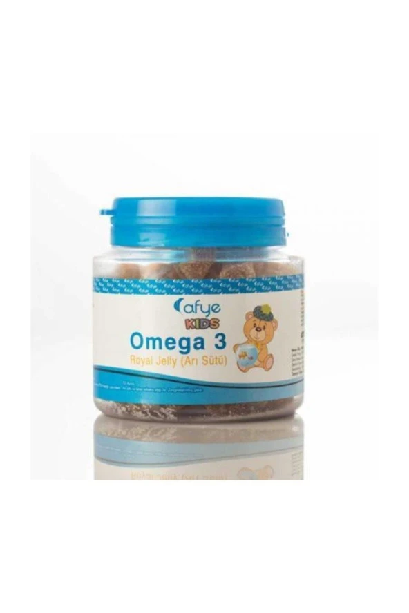 AFYE Kids Güçlendirilmiş Şeker Omega 3-royal Jelly 50 Ayıcık