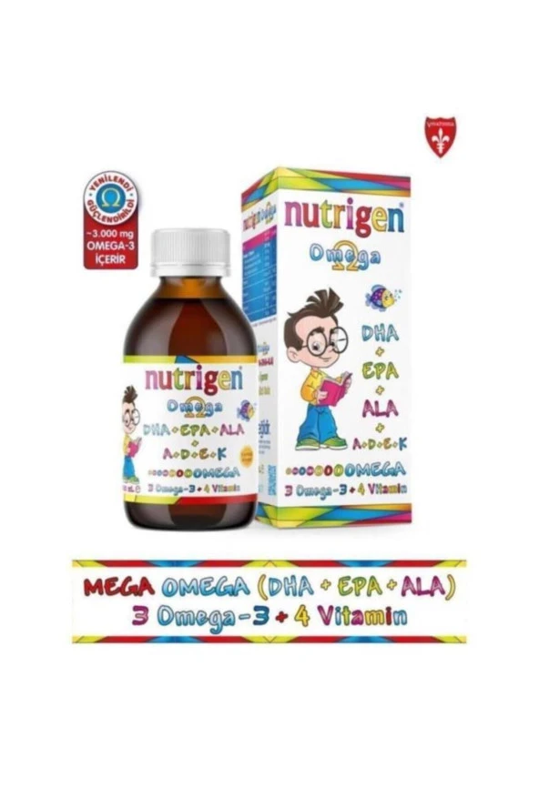 ARABAMARABA Nutrigen Omega Şurup 150 ml (ÇİLEK)