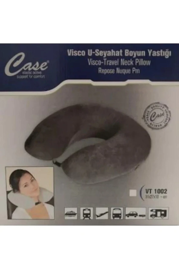 AIRCASE Case Visco U-seyahat Boyun Yastıgı